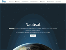 Tablet Screenshot of nautisat.com